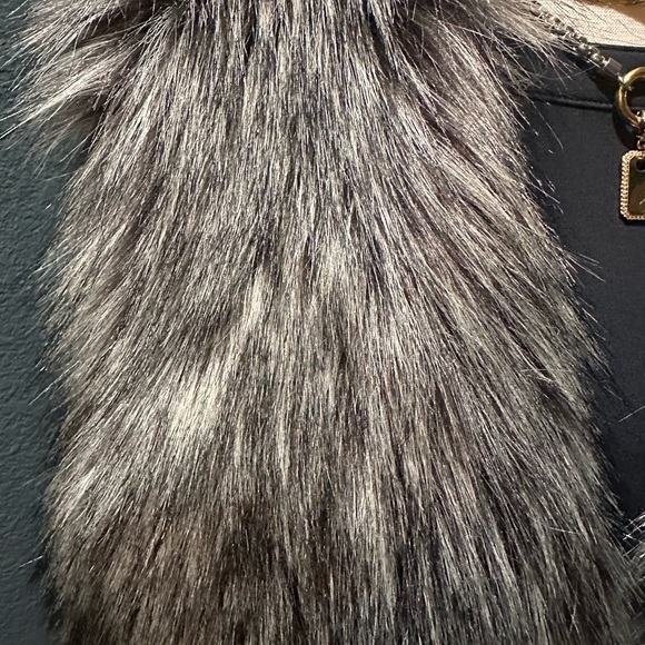MICHAEL Michael Kors Gray Faux Fur Vest - Picture 3 of 6